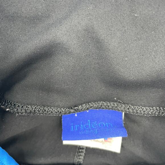 IRIDIUM Riding Breeches Youth Med Pull On Equestrian Tights Black Pockets - Picture 3 of 8